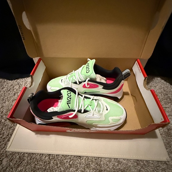 Nike Air Max Sneakers in Green and Pink - Picture 9 of 9